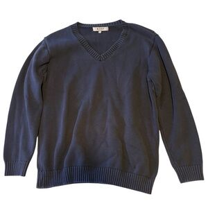 Dark Navy V-Neck Sweater